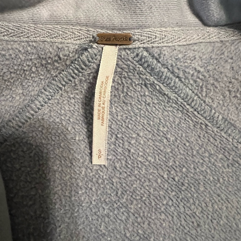 Free People Jordan Oversized Blue Jacket - Picture 5 of 12